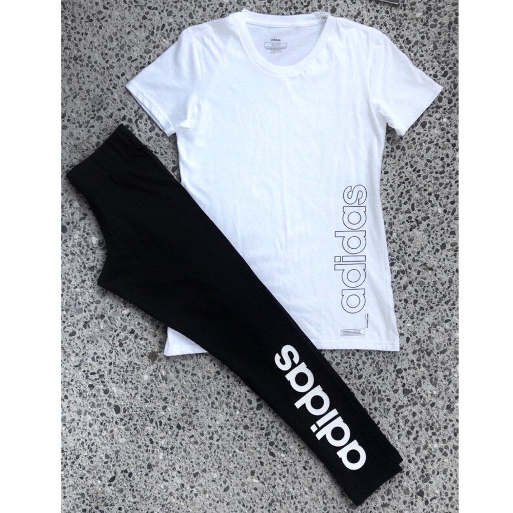 Adidas Bundle - Short Sleeve Tee, Tights